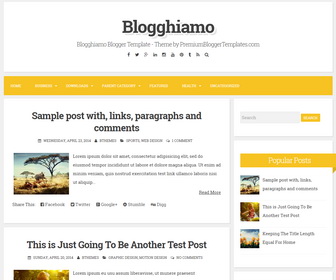 Blogghiamo Blogger Template