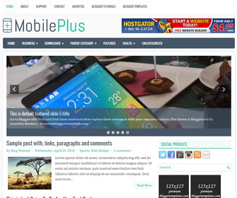 MobilePlus Blogger Template