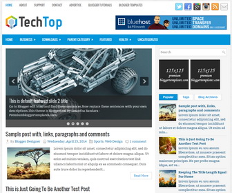 TechTop Blogger Template