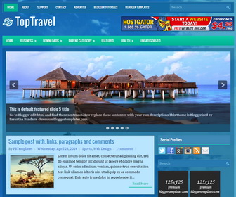 TopTravel Blogger Template