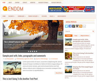 Endom Blogger Template