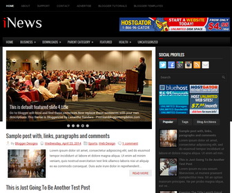 iNews Blogger Template