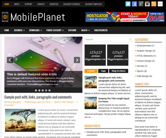 MobilePlanet Blogger Template