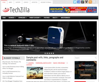 TechZilla Blogger Template