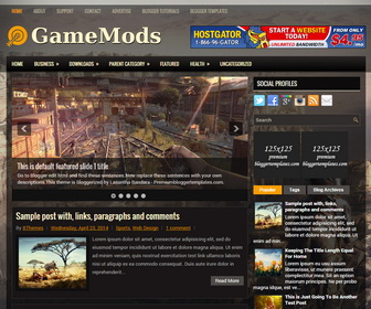 GameMods Blogger Template