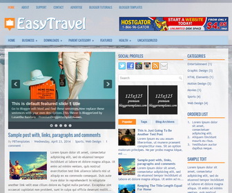 EasyTravel Blogger Template