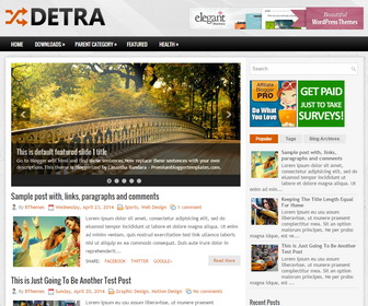 Detra Blogger Template