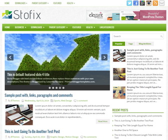 Stofix Blogger Template