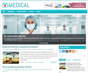 Medical Blogger Template