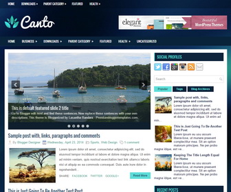 Canto Blogger Template