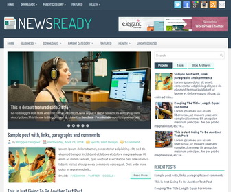 NewsReady Blogger Template