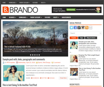 Brando Blogger Template