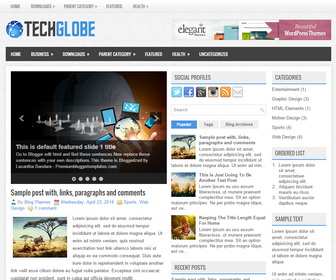 TechGlobe Blogger Template