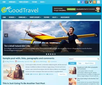 GoodTravel Blogger Template