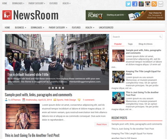 NewsRoom Blogger Template