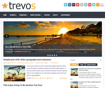 Trevos Blogger Template