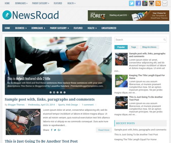 NewsRoad Blogger Template