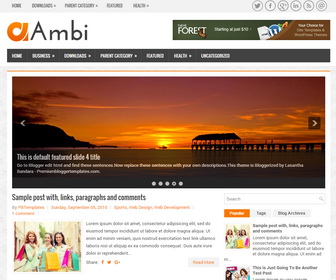 Ambi Blogger Template