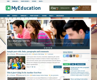 MyEducation Blogger Template