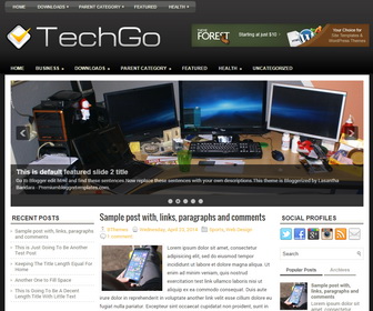 TechGo Blogger Template