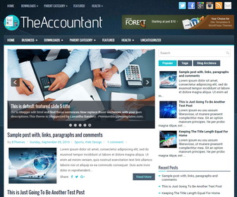 TheAccountant Blogger Template