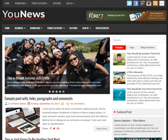 YouNews Blogger Template