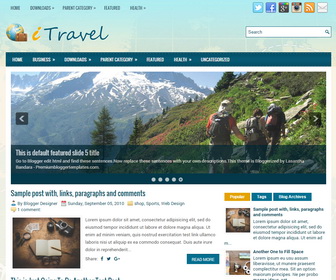 iTravel Blogger Template