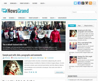 NewsGrand Blogger Template