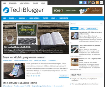TechBlogger Blogger Template