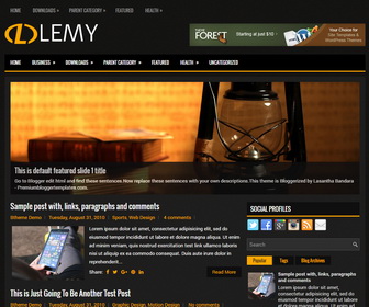 Lemy Blogger Template