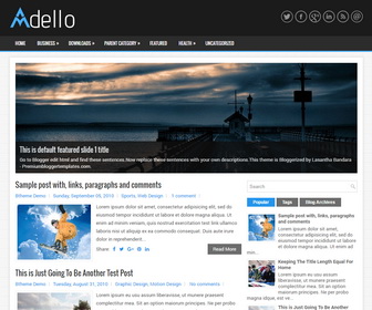 Adello Blogger Template