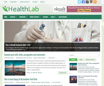 HealthLab Blogger Template