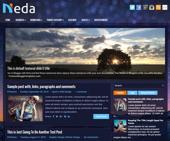 Neda Blogger Template