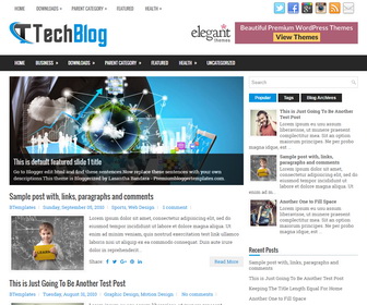 TechBlog Blogger Template