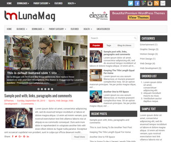 LunaMag Blogger Template