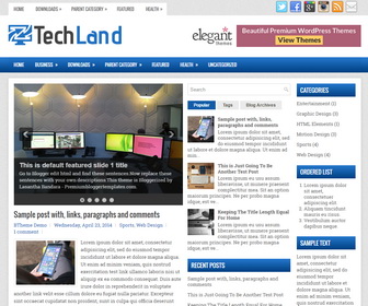 TechLand Blogger Template
