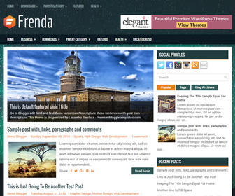 Frenda Blogger Template