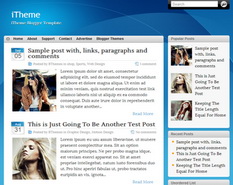 iTheme Blogger Template