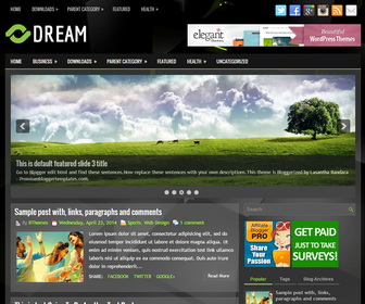 Dream Blogger Template