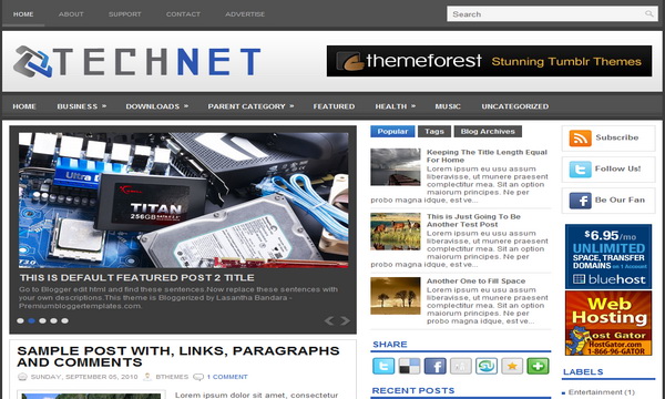 TechNet Blogger Template