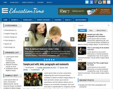 EducationTime Blogger Template