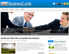 BusinessCards Blogger Template