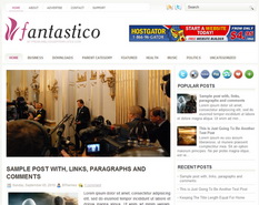 Fantastico Blogger Template