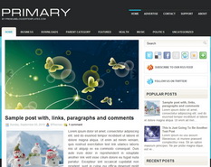 Primary Blogger Template