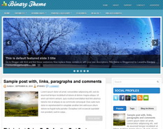 Bynary Blogger Template