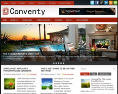 Conventy Blogger Template