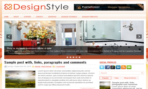 DesignStyle Blogger Template