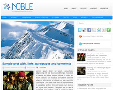 Noble Blogger Template