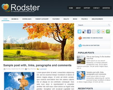 Rodster Blogger Template
