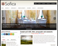 Sofica Blogger Template